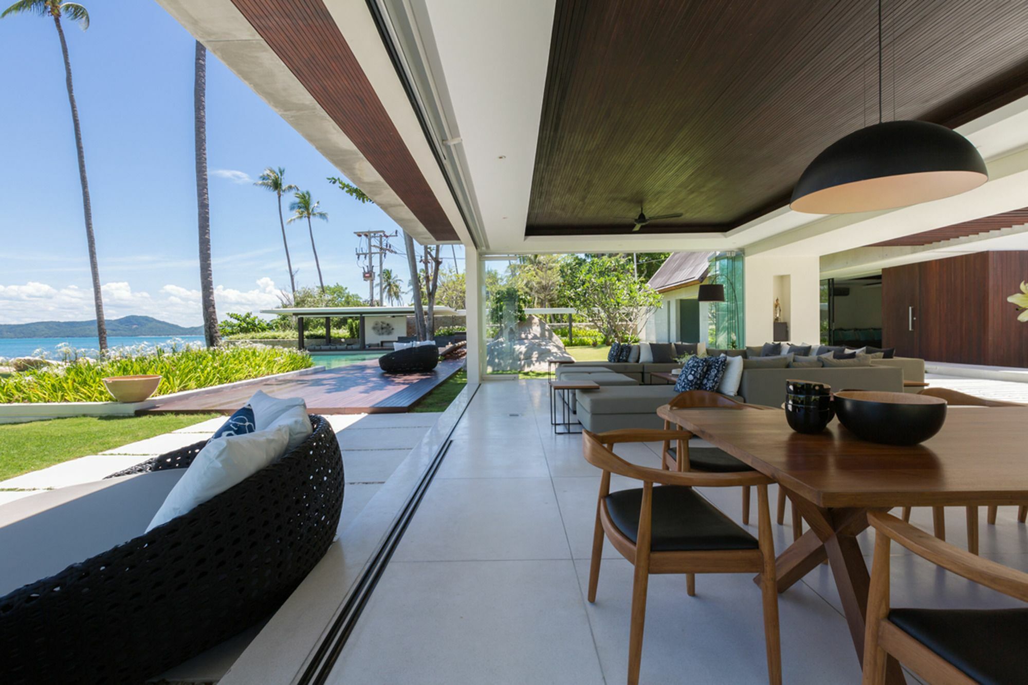 Fashionable Villa Malabar Beachfront 5 Bedrooms Plus 2 Kid'S Bedrooms Laem Sor Exterior photo