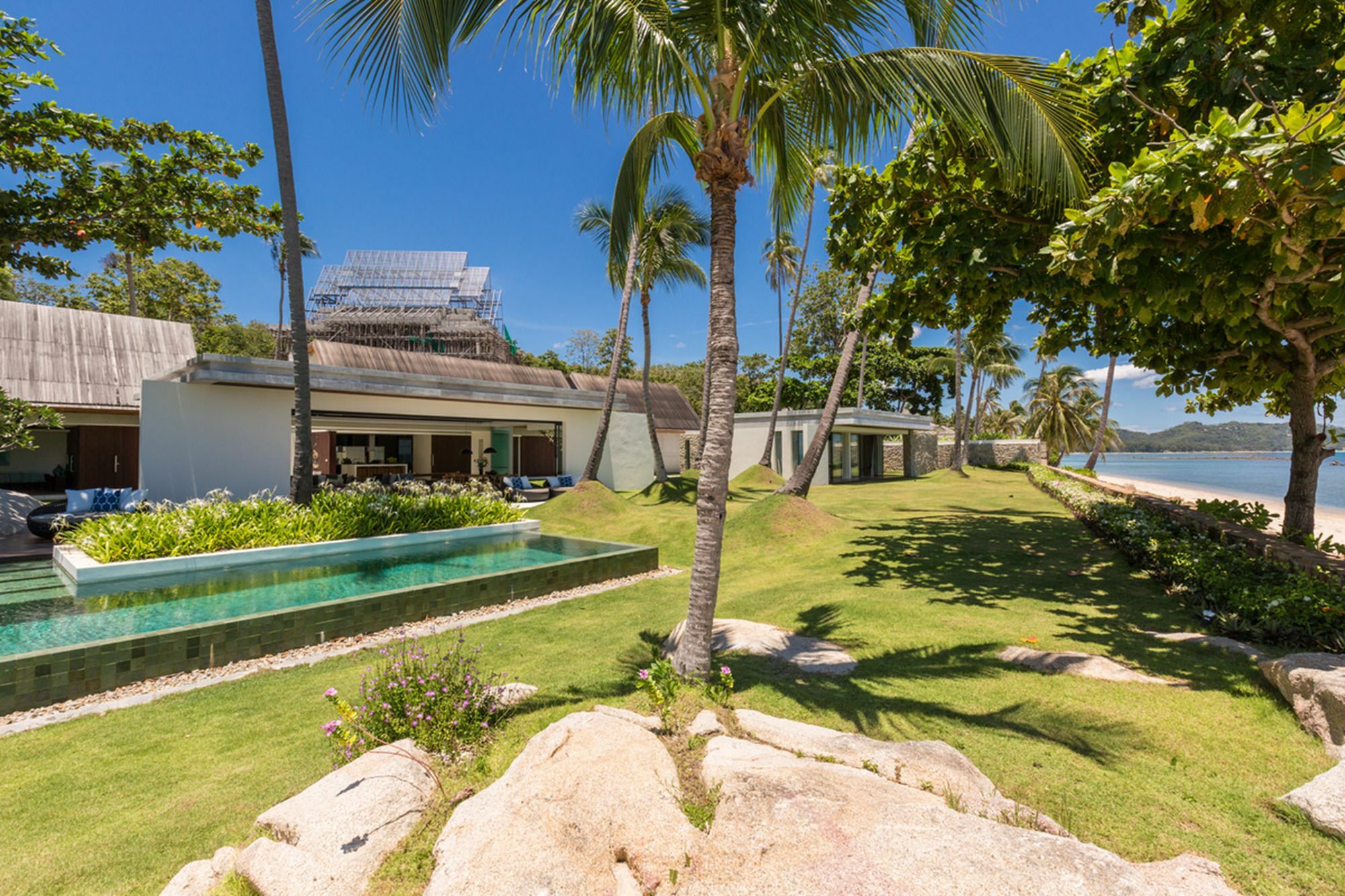 Fashionable Villa Malabar Beachfront 5 Bedrooms Plus 2 Kid'S Bedrooms Laem Sor Exterior photo